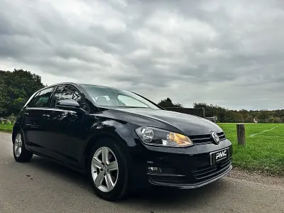 Used VW Golf VII Match 105 HP (77 kW) 2015 Black Hatchback