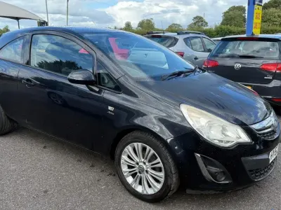 Used Vauxhall Corsa Active 2012 Black Hatchback