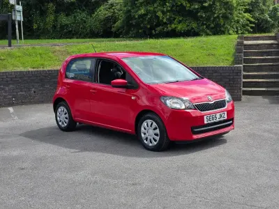Used Skoda Citigo SE 59 HP (43 kW) 2016 Red Hatchback