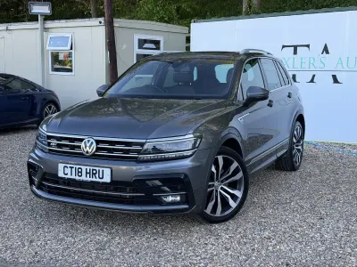 Used VW Tiguan R-line 190 HP (139 kW) 2018 Grey SUV