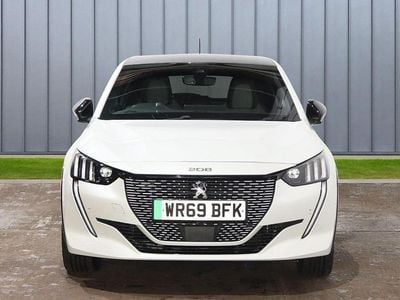 White Used 2020 Peugeot e-208 GT Hatchback | £11,989 (Fair price)