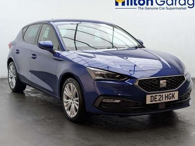 Used Seat Leon SE Dynamic 110 HP (80 kW) 2021 Blue Hatchback