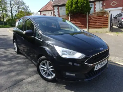 Second-hand Ford C-MAX Zetec 120 CP (88 kW) 2016 Negru Monovolum