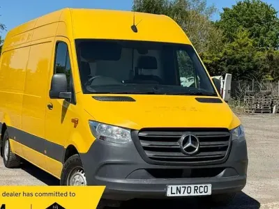 Used Mercedes Sprinter Progressive 143 HP (105 kW) 2020 Yellow Van