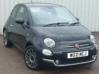 Używany Fiat 500 Star 70 KM (51 kW) 2021 Czarny Hatchback