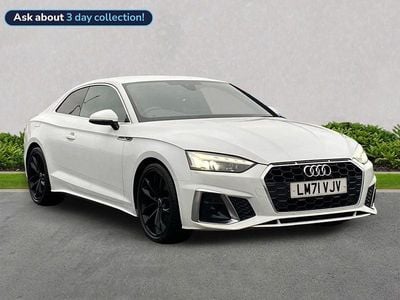 Used Audi A5 S-Line 163 HP (119 kW) 2021 White Coupe