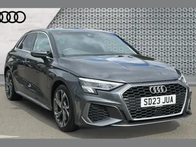 Used Audi A3 S-Line 110 HP (80 kW) 2023 Grey Sedan