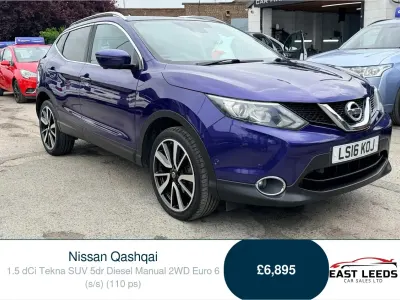 Used Nissan Qashqai Tekna 110 HP (80 kW) 2016 Blue SUV