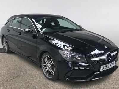 Used Mercedes CLA180 AMG line 122 HP (89 kW) 2019 Black Sedan