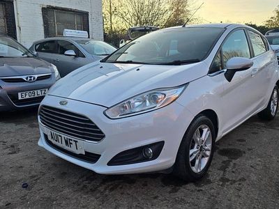 Used Ford Fiesta Zetec 2017 White Hatchback