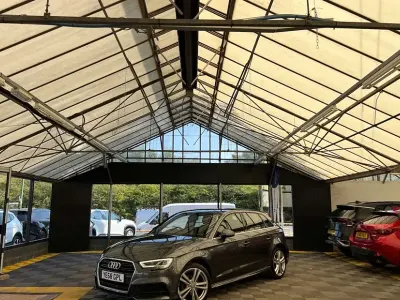 Used Audi A3 S-Line 150 HP (110 kW) 2018 Grey Sedan