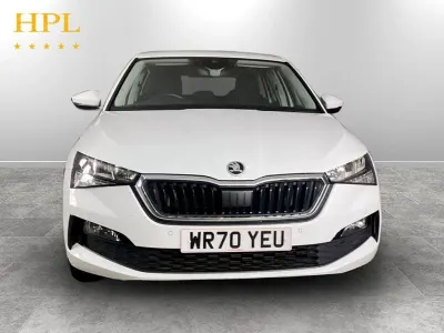 Used Skoda Scala SE Technology 110 HP (80 kW) 2021 White Hatchback