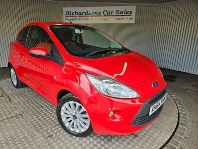 Used Ford Ka Zetec 69 HP (50 kW) 2014 Red Hatchback