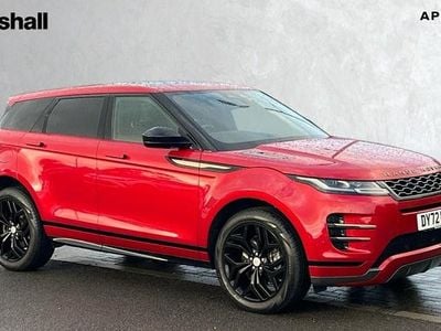 Red Used 2022 Land Rover Range Rover evoque SE Dynamic SUV | £28,376 (Fair price)