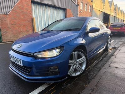 Blue Used 2015 VW Scirocco R-line Coupe | £7,295 (Fair price)