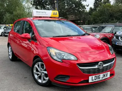 Used Vauxhall Corsa 90 HP (66 kW) 2015 Red Hatchback