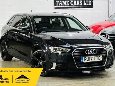 Used Audi A3 Sportback Sport 2017 Black Hatchback