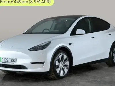 Used Tesla Model Y Long Range AWD 378 kW (514 HP) 2022 White SUV