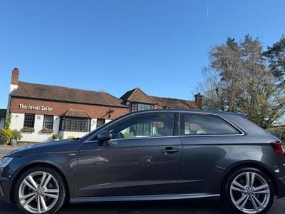 Used Audi A3 S-Line 110 HP (80 kW) 2014 Grey Hatchback