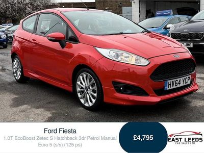 Used Ford Fiesta Zetec 125 HP (91 kW) 2014 Red Hatchback