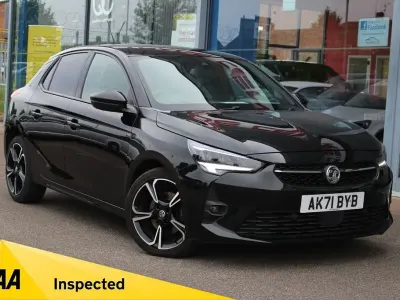 Used Vauxhall Corsa SRi 100 HP (73 kW) 2021 Black Hatchback