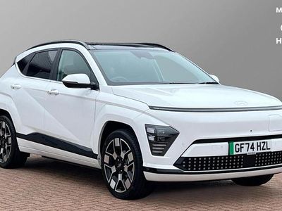 Atlas white Used 2024 Hyundai Kona Ultimate SUV | £25,822 (Fair price)
