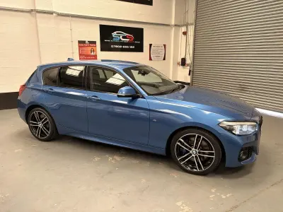 Used BMW 118 Efficient Dynamics 134 HP (98 kW) 2019 Blue Hatchback