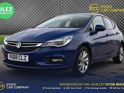 Used Vauxhall Astra Design Edition 110 HP (80 kW) 2018 Blue Hatchback