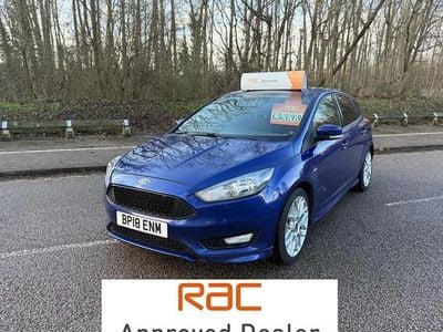 Blue Used 2018 Ford Focus ST-Line Hatchback | £5,999 (Good price)