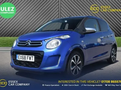 Used Citroën C1 Flair 72 HP (52 kW) 2018 Blue Hatchback
