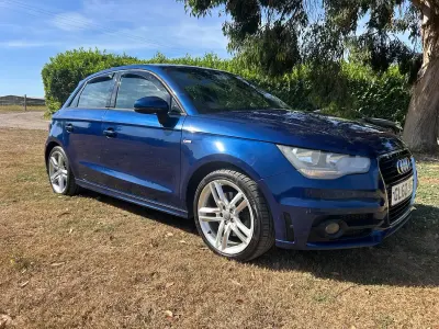 Used Audi A1 S-Line 105 HP (77 kW) 2012 Blue Hatchback