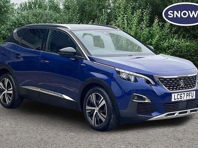 Used Peugeot 3008 GT-line 165 HP (121 kW) 2017 Blue SUV