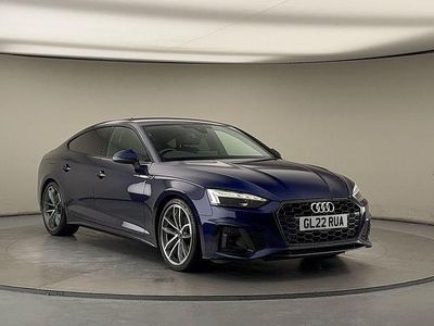 Navarra blue metallic/navarra blue metallic Used 2022 Audi A5 Sportback S-Line Hatchback | £23,050 (Good price)
