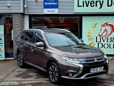Used Mitsubishi Outlander P-HEV 2018 Brown Estate