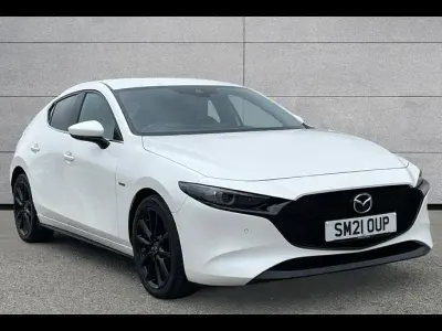 Used Mazda 3 Edition 178 HP (130 kW) 2021 White Hatchback