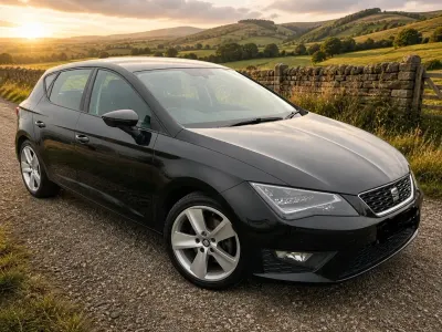 Begagnad Seat Leon FR 150 HK (110 kW) 2015 Svart Halvkombi