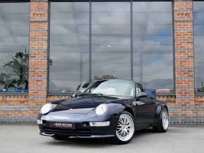 Used Porsche 993 200 HP (147 kW) 1995 Blue Cabriolet