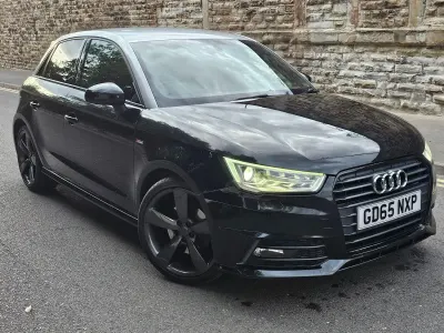 Used Audi A1 S-Line 116 HP (85 kW) 2015 Black Hatchback