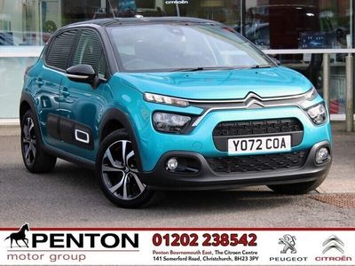 used Citroën C3 1.2 PURETECH SHINE PLUS EAT6 EURO 6 (S/S) 5DR PETROL FROM 2023 FROM CHRISTCHURCH (BH23 3PY) | SPOTICAR