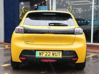 Used Peugeot e-208 Allure Premium 100 kW (136 HP) 2022 Yellow Hatchback