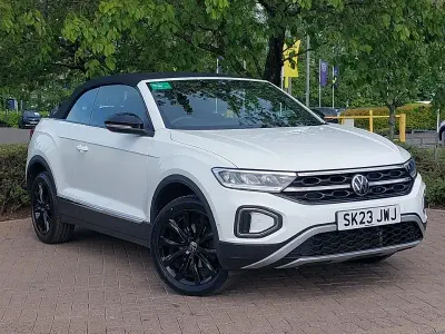 Usado VW T-Roc Cabriolet Style 110 CV (80 kW) 2023 Blanco Descapotable