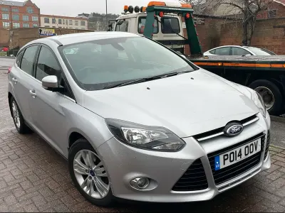 Used Ford Focus Titanium 125 HP (91 kW) 2014 Silver Hatchback