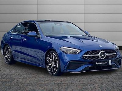 Blue Used 2023 Mercedes C220 AMG Line Premium Plus Sedan | £35,395