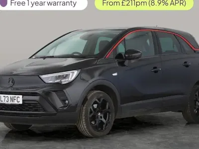 Used Vauxhall Crossland S 110 HP (80 kW) 2023 Black SUV