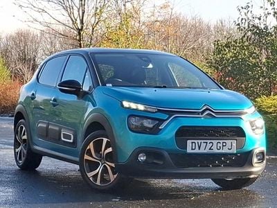 Blue Used 2022 Citroën C3 PureTech Hatchback | £11,998 (A bit pricey)
