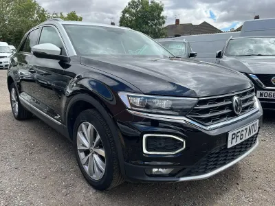 Used VW T-Roc Design 115 HP (84 kW) 2018 Black SUV