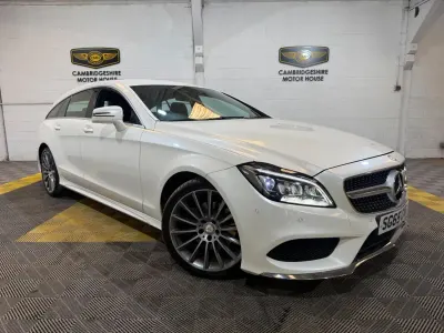Used Mercedes CLS220 Shooting Brake AMG line 2015 White Estate
