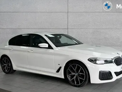 Used BMW 520 M Sport 184 HP (135 kW) 2021 Alpine white Sedan