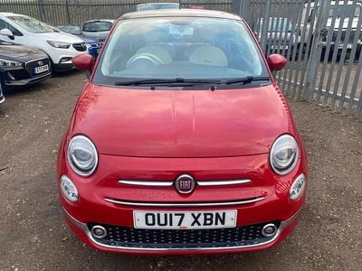 Used Fiat 500 Lounge 2017 Red Hatchback
