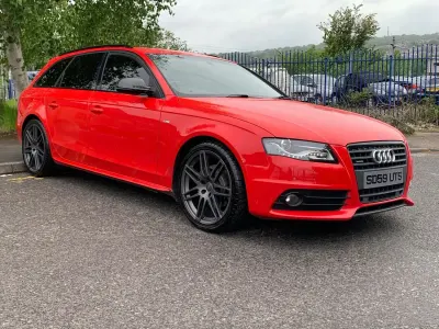 Used Audi A4 S-Line 2009 Red Estate